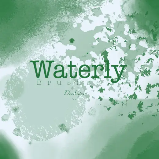 Waterly Brushset – Procreate — Procreate brush