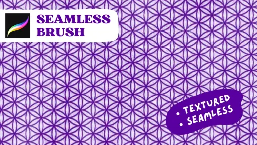 FREE Seamless Pattern Brush for Procreate — Procreate brush