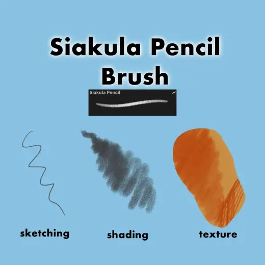 Siakula Pencil brush for Procreate — Procreate brush