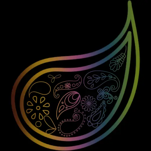 18 Procreate Paisley stamp brushes — Procreate brush