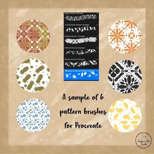 TAS pattern brush sample — Procreate brush