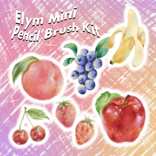 Elym mini pencil procreate brush kit — Procreate brush