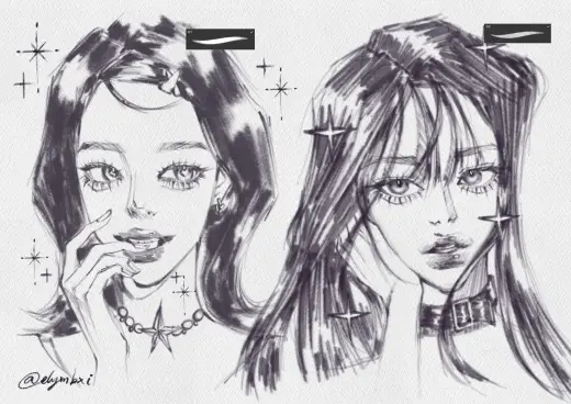 Elym Mini Sketch & Lineart Procreate Brush Kit — Procreate brush