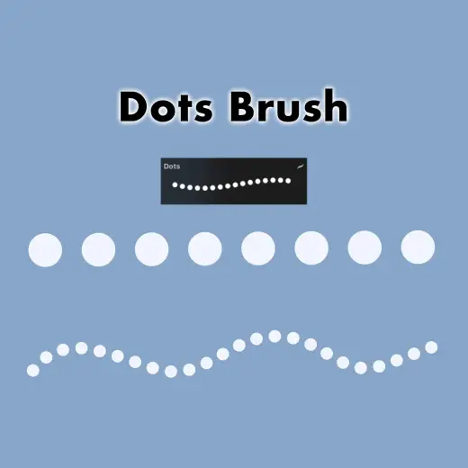 Dots brush for Procreate — Procreate brush