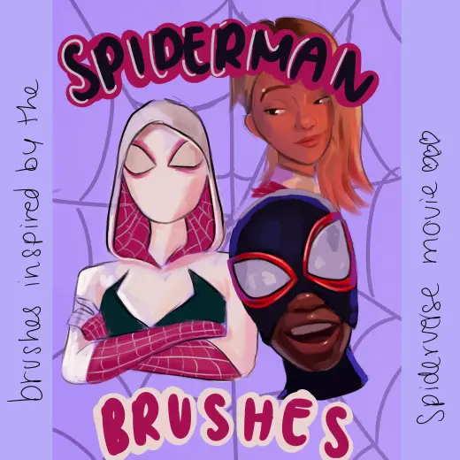Spiderman brushes — Procreate brush