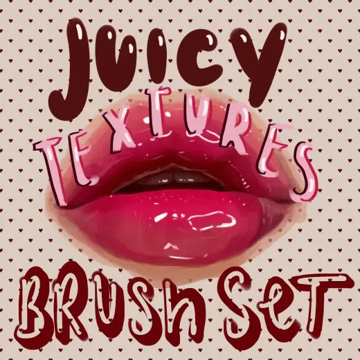 Chloe’s juicy texture set — Procreate brush