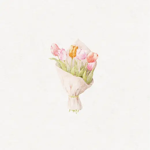 Tulip Bouquet – Free Watercolor Brush — Procreate brush
