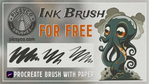 Free Ink Brush – Brushes for Procreate — Procreate brush