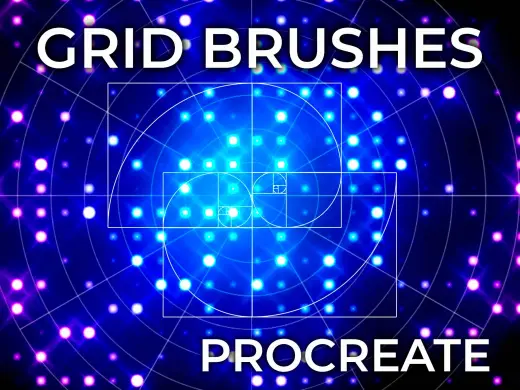 Grid brushes – procreate — Procreate brush