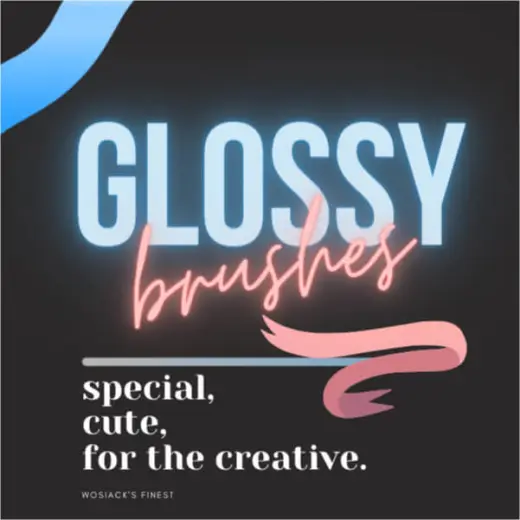 Glossy and Shiny Brushes — Procreate brush