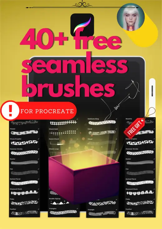 Complimentary Procreate Brush Set: Seamless Background Textures — Procreate brush