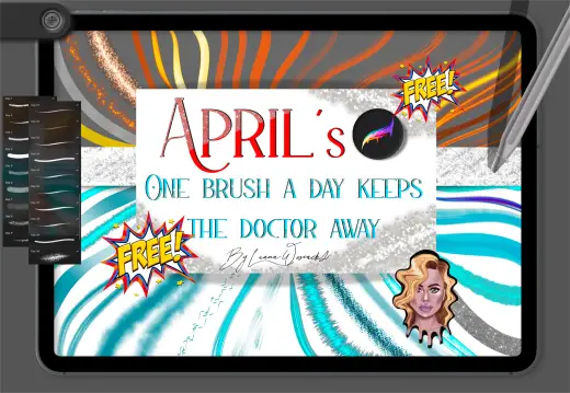 April 2022 Monthly Procreate Brush Collection — Procreate brush