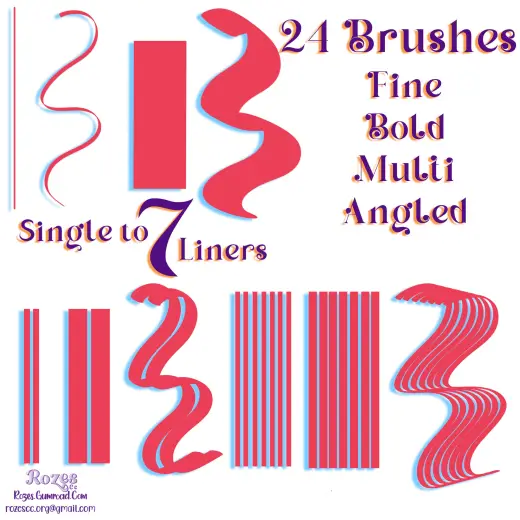 Liner Brush Set — Procreate brush