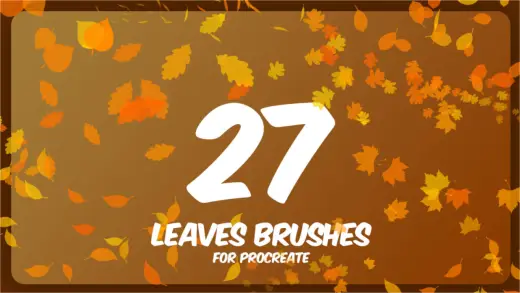 Leaves Brushes for Procreate — Procreate brush