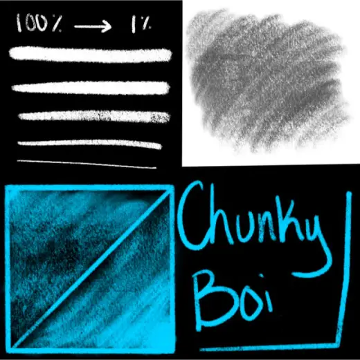 Chunky Boi – Brush for Procreate — Procreate brush