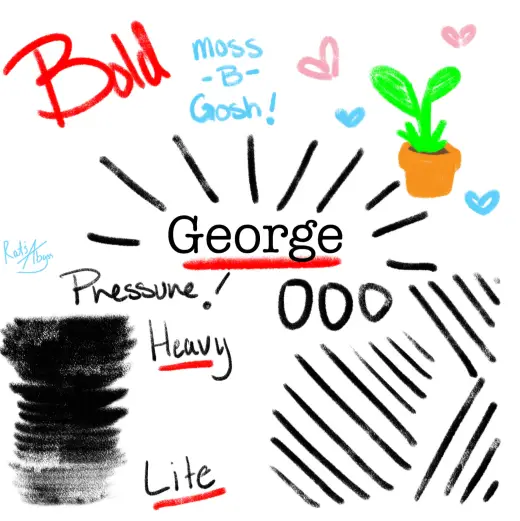 George – Procreate Brush Pencil — Procreate brush