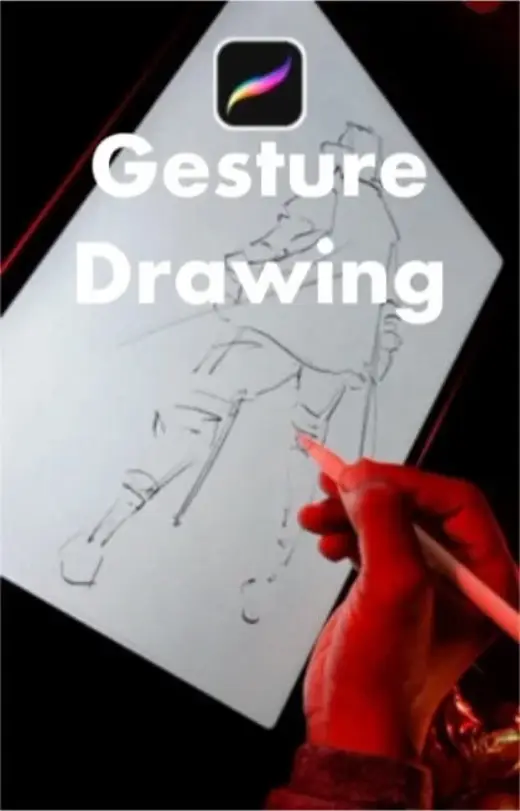 Procreate brushes gesture drawing pencil Brushes — Procreate brush
