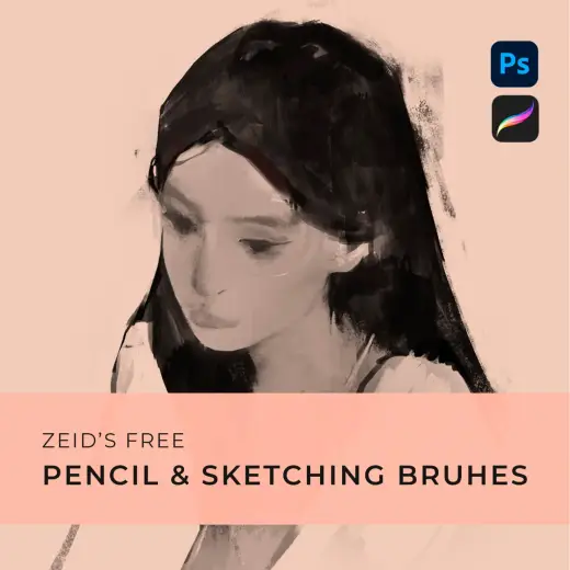 Zeid’s Free Pencil & Sketching Brush Pack — Procreate brush