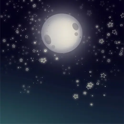 Procreate Scattered Stars Brush — Procreate brush