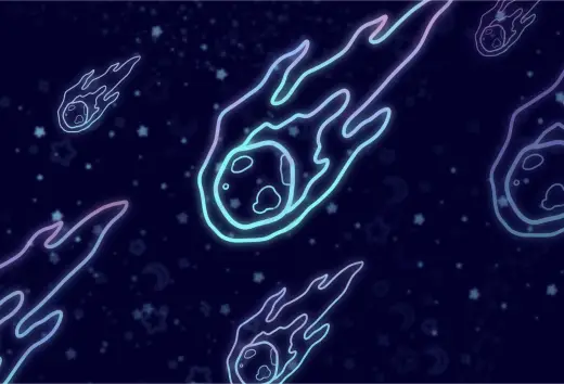 Meteorite Stamp Brush — Procreate brush