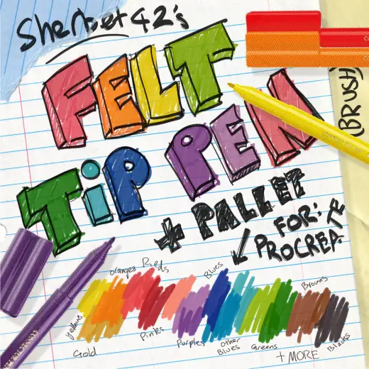 Felt Tip Pen Procreate Brush — Procreate brush