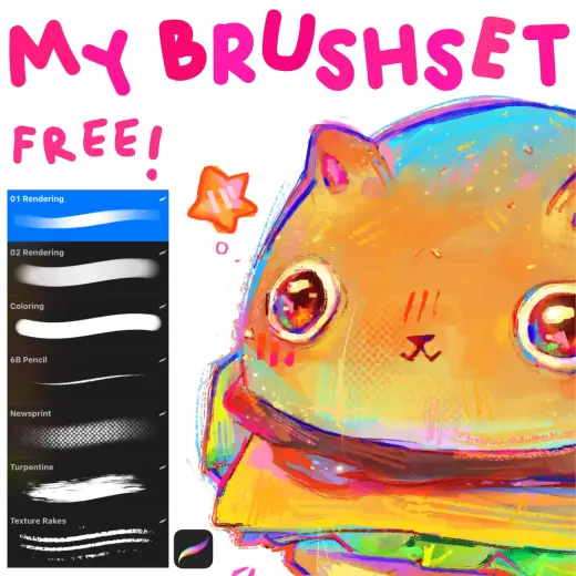 Impori Brush Set Procreate — Procreate brush