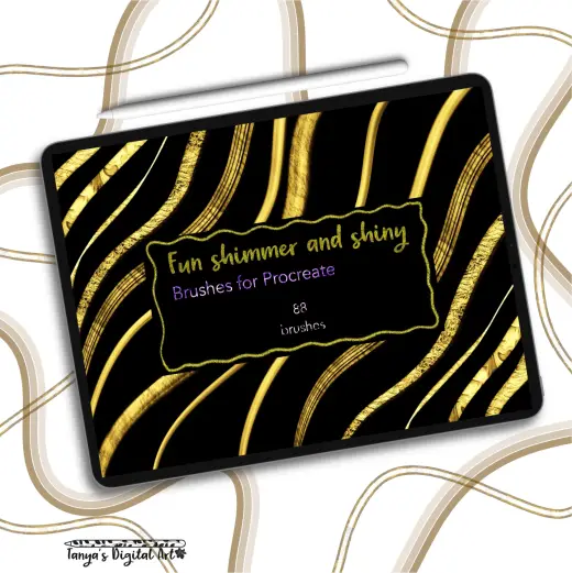 Fun shimmer and shine brushes for Procreate — Procreate brush