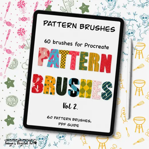 Tanya’s Fun patterns vol.2 – brushes for Procreate — Procreate brush