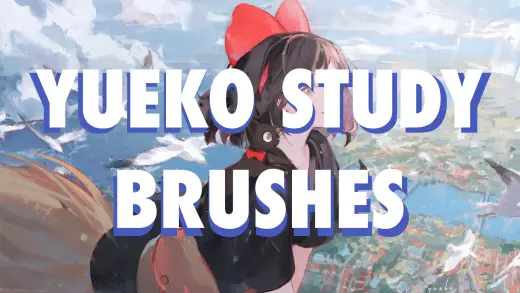 Yueko Study Brushes — Procreate brush