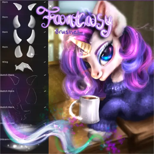 Fantasy Brushes — Procreate brush