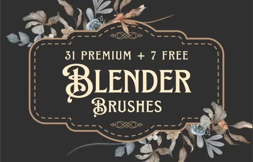FREE + Premium BLENDING Brushes for Procreate — Procreate brush