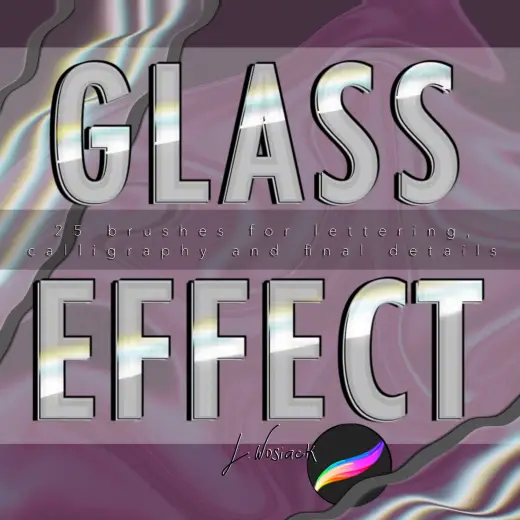 Glass brushes for Procreate — Procreate brush