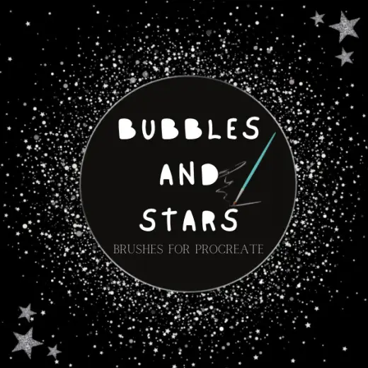 Bubbly and party brushes for Procreate — Procreate brush