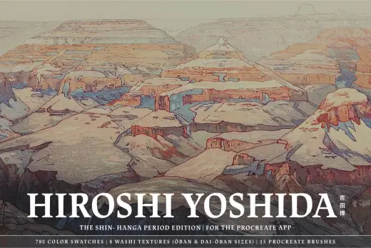 Hiroshi Yoshida Procreate Kit — Procreate brush