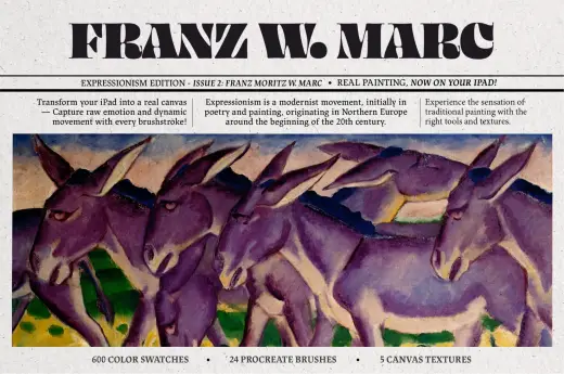 Franz Marc Procreate Kit — Procreate brush