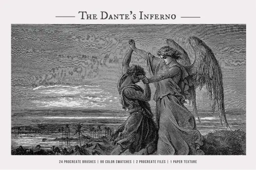 The Dante’s Inferno Procreate Brush — Procreate brush