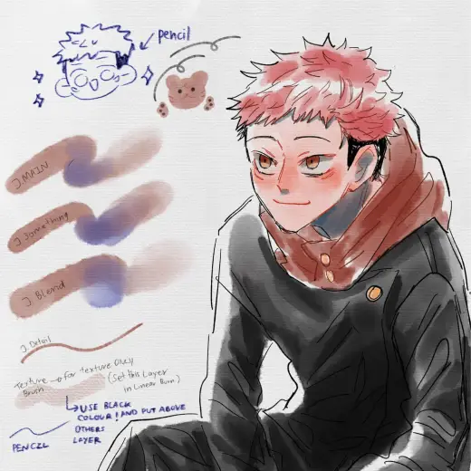 [Procreate] Jeff watercolor brush set 1 — Procreate brush