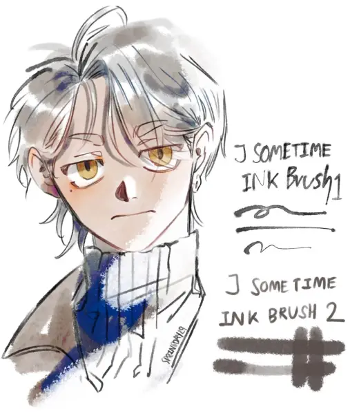 [Procreate] J Sometime Ink Brush set — Procreate brush