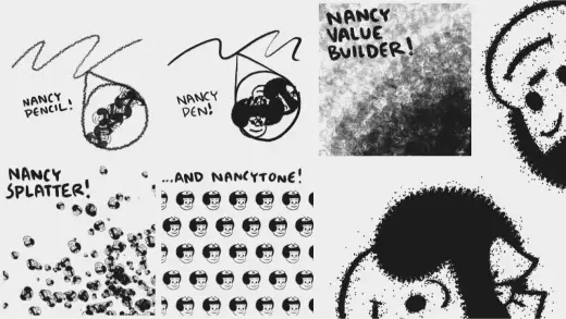 The Bootleg Nancypack — Procreate brush