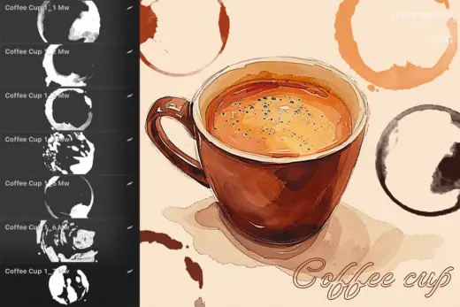 Coffee Cup set — Procreate brush