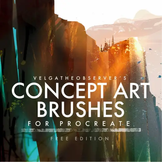 Free Concept Art Brushes by velgatheobserver — Procreate brush