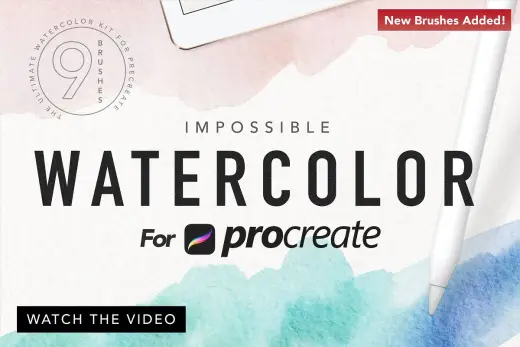 [Paid] Procreate Watercolor Kit — Procreate brush