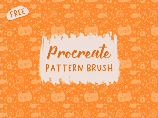 Free Procreate Pattern Brush #2 — Procreate brush