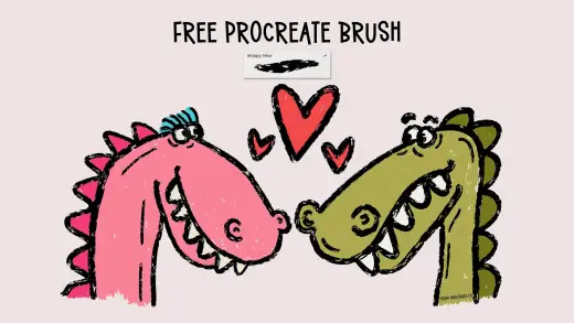 Free Procreate Skippy Inker Brush — Procreate brush