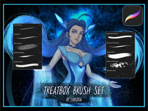 TreatBox: Illustration Brushes for Procreate — Procreate brush