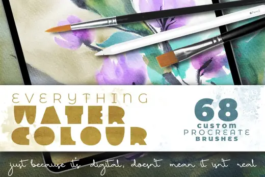 [Paid] EVERYTHING WATERCOLOUR for Procreate — Procreate brush