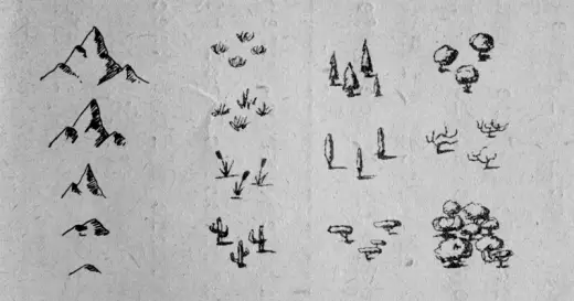 Lumbia — Sketchy Cartography Brushes 2.0 — open licensed brushes