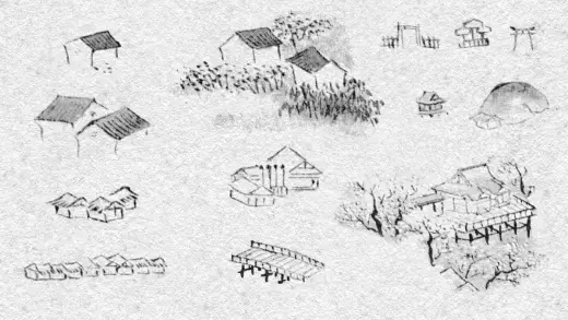 Moronobu Gansai — 17th-Century Japanese Cartography Brushes — open licensed brushes