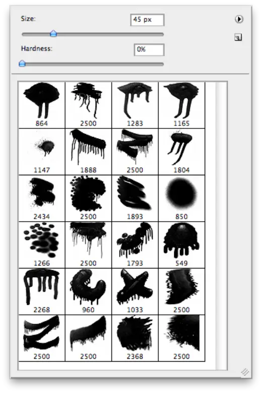 Spray Paint Brushes — open licensed brushes