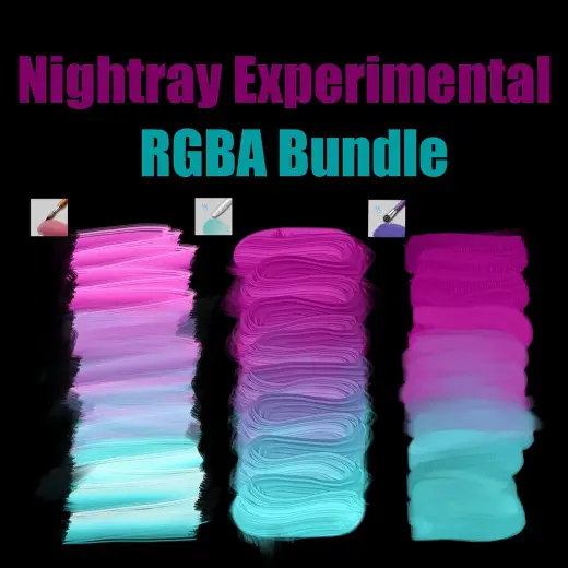 Nightray Experimental RGBA Bundle — Krita brush